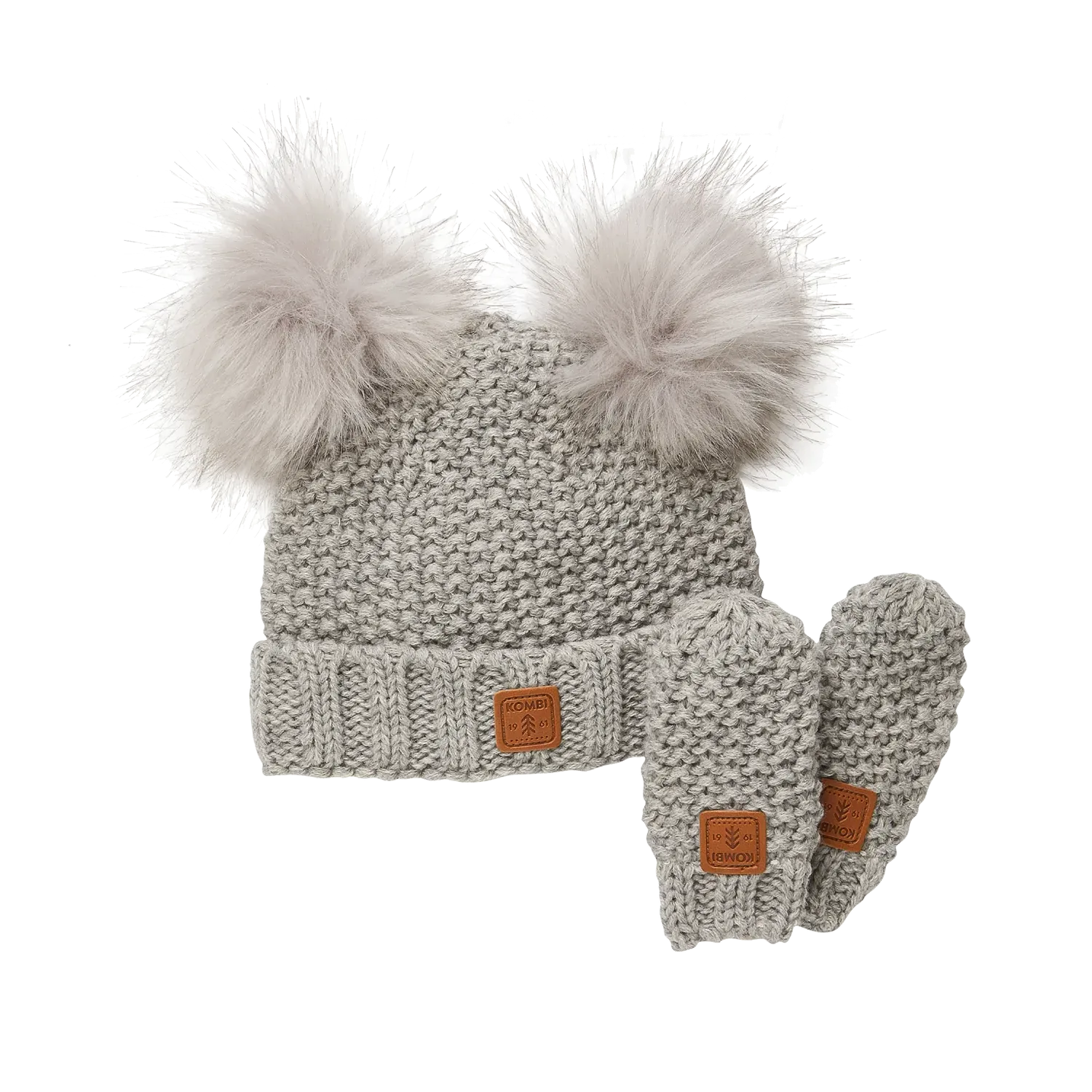 Adorable Knit Toque   Mittens Set
