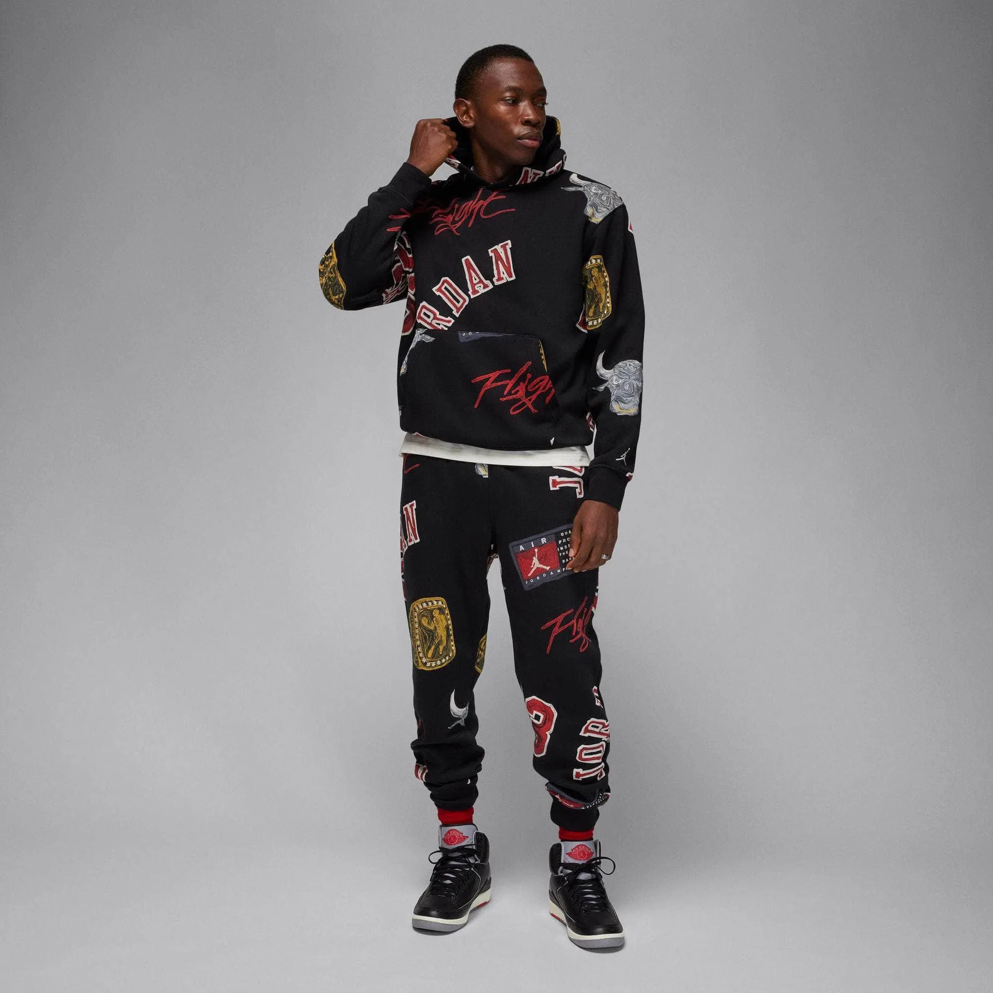 Air Jordan Brooklyn Fleece Pullover Hoodie - Men's