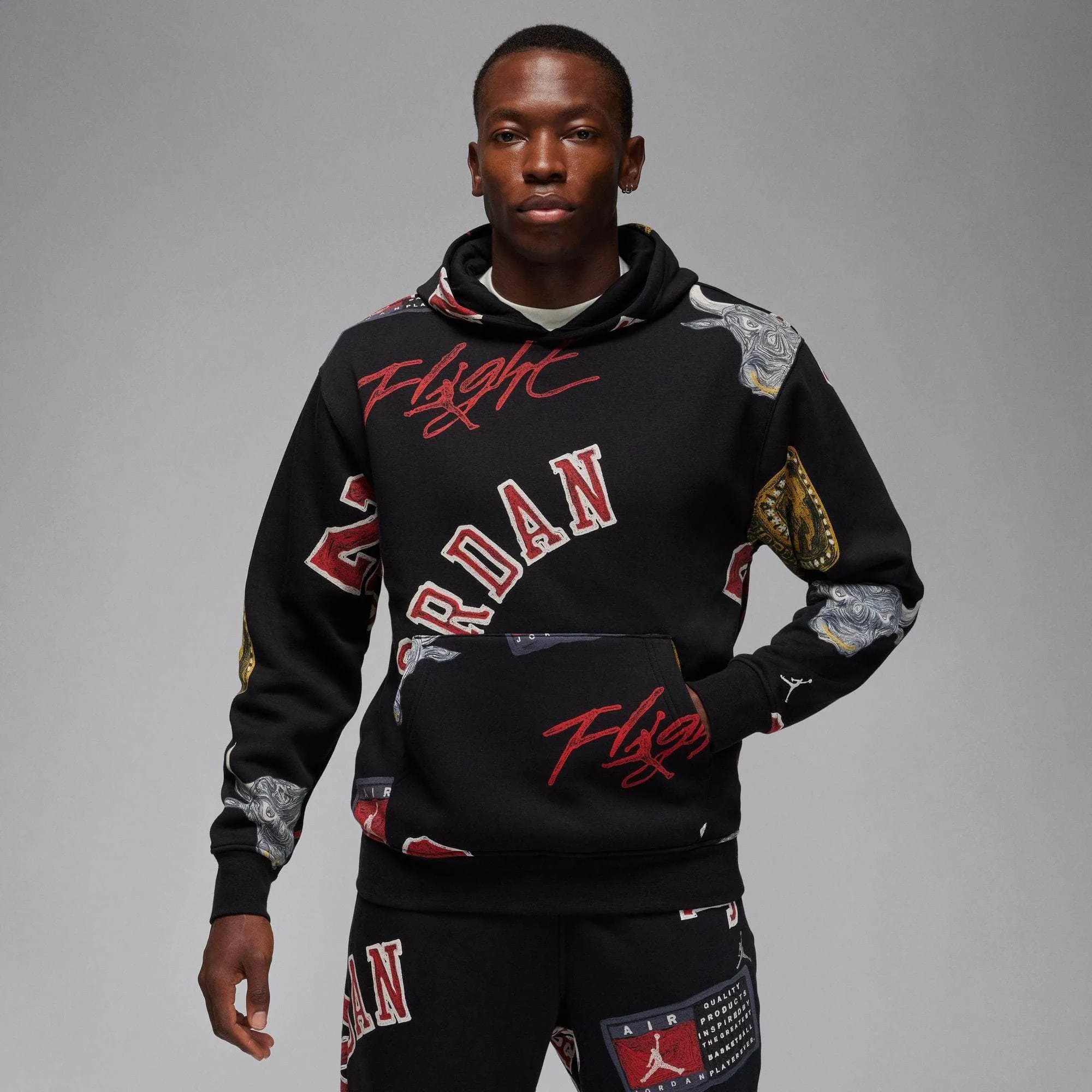 Air Jordan Brooklyn Fleece Pullover Hoodie - Men's