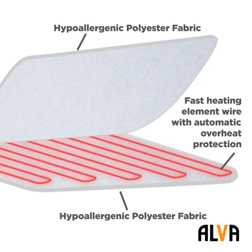 ALVA Queen Tie-Down Electric Blanket