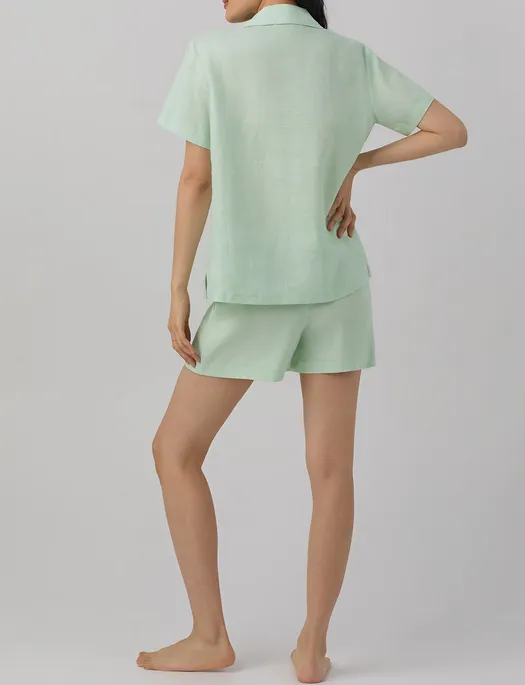Bedhead Linen Woven S/S PJ Set