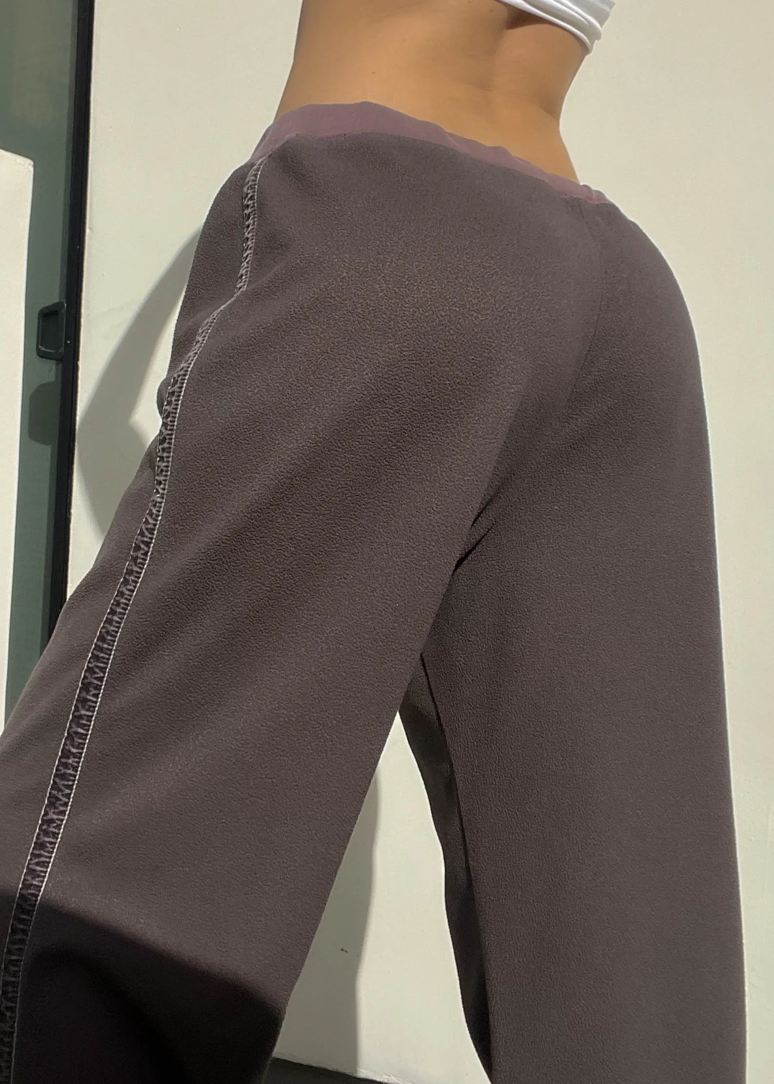 Brown Fleece Lounge Pants (L)