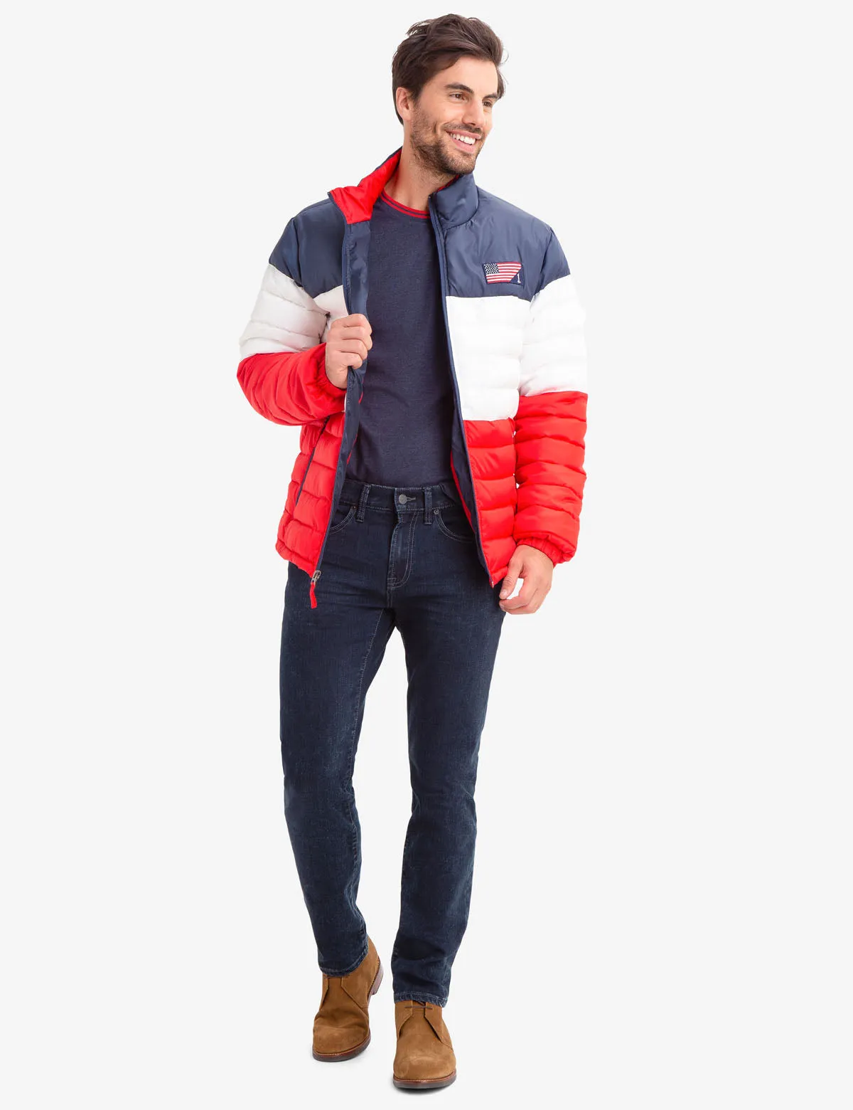 COLORBLOCK USA PUFFER JACKET