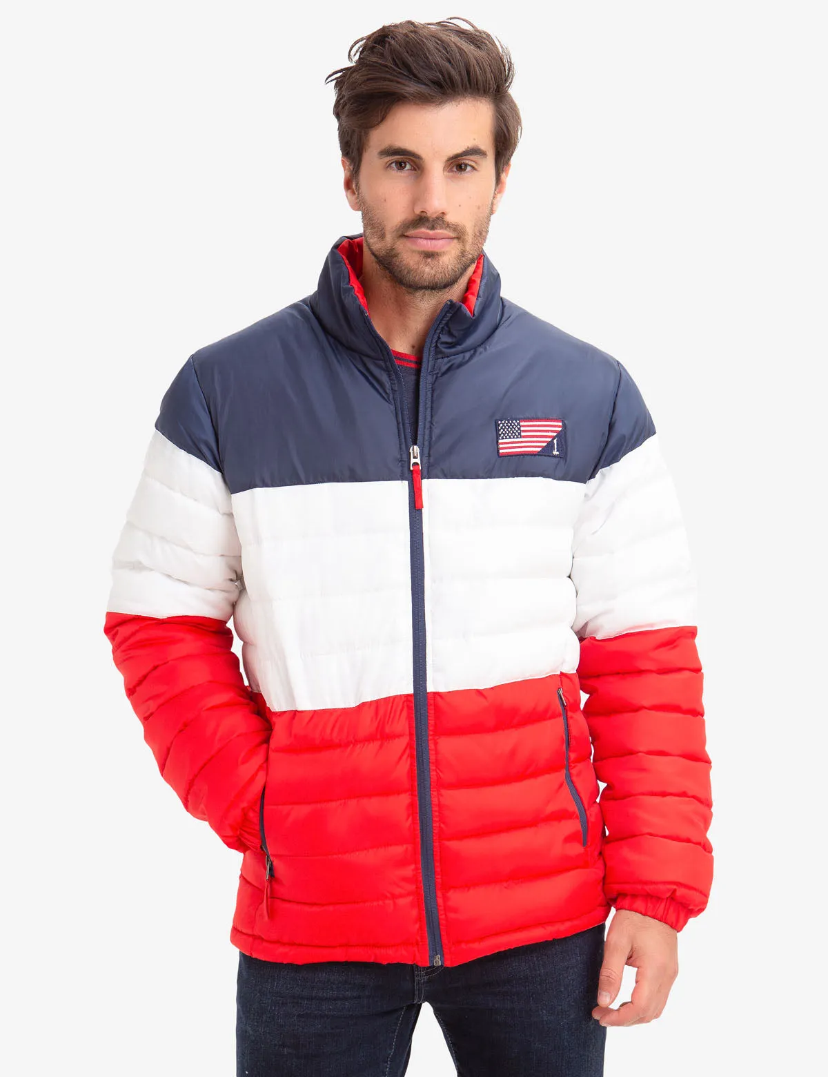 COLORBLOCK USA PUFFER JACKET