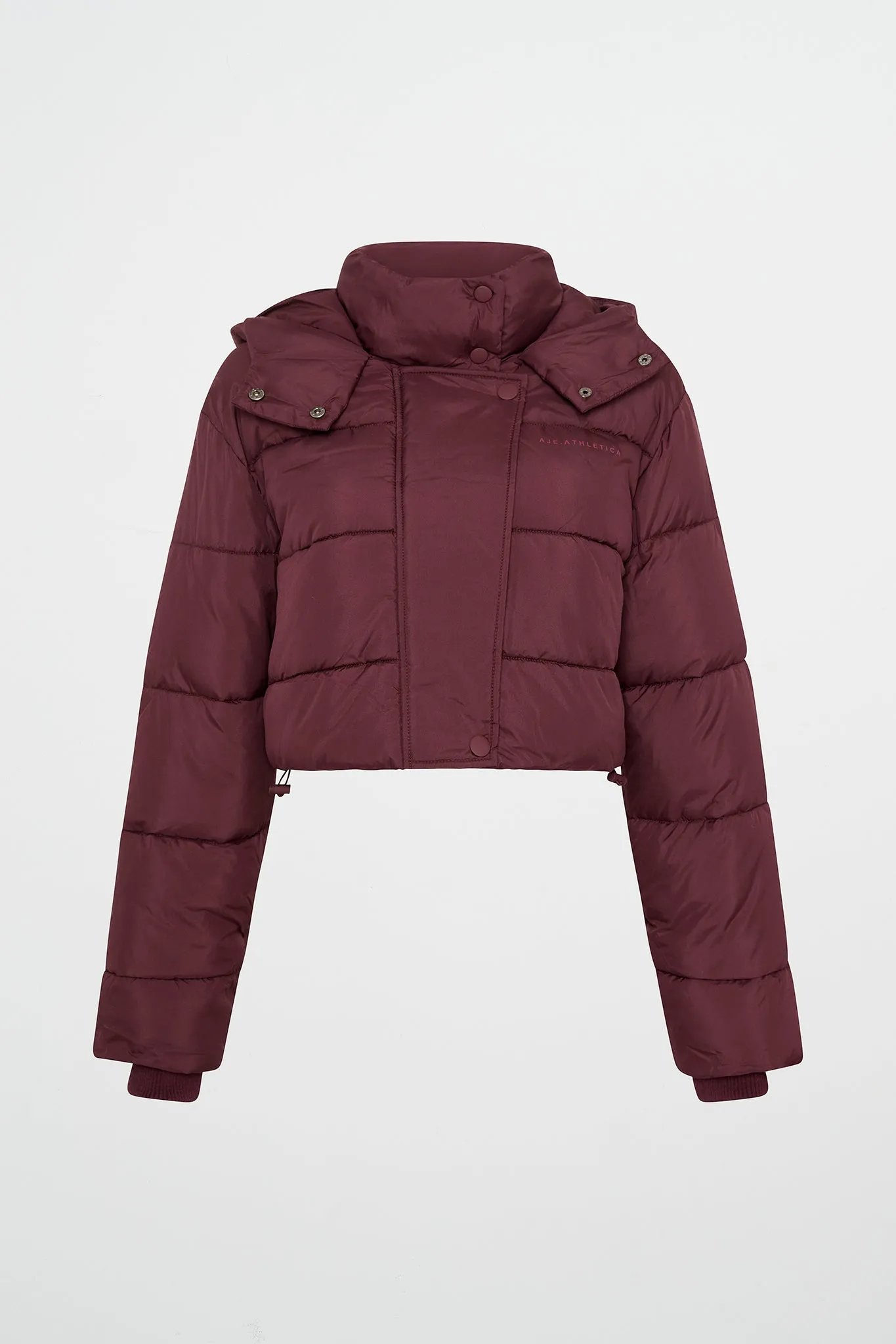Cropped Hooded Puffer Jkt 764