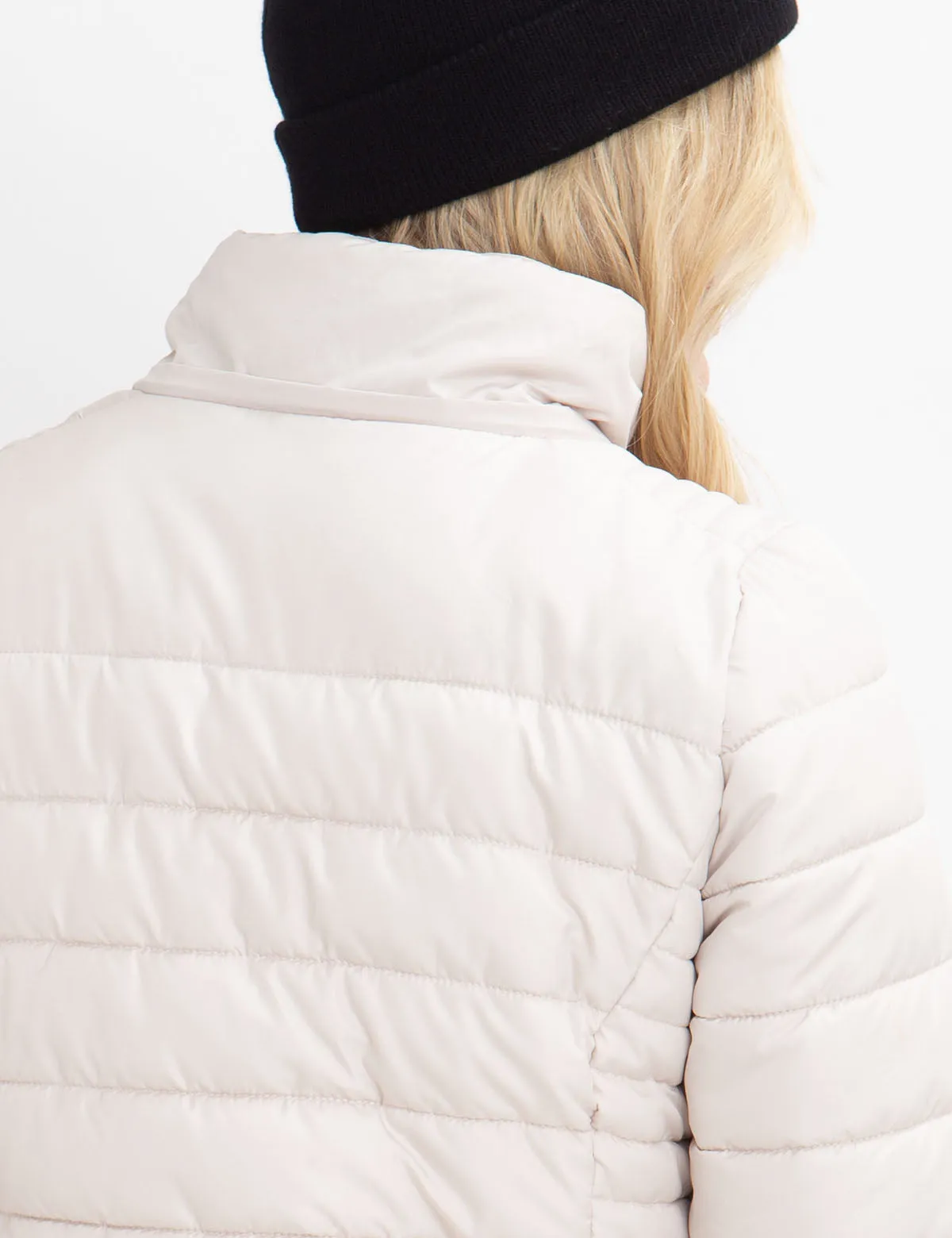 FUR HOODED PUFFER COAT