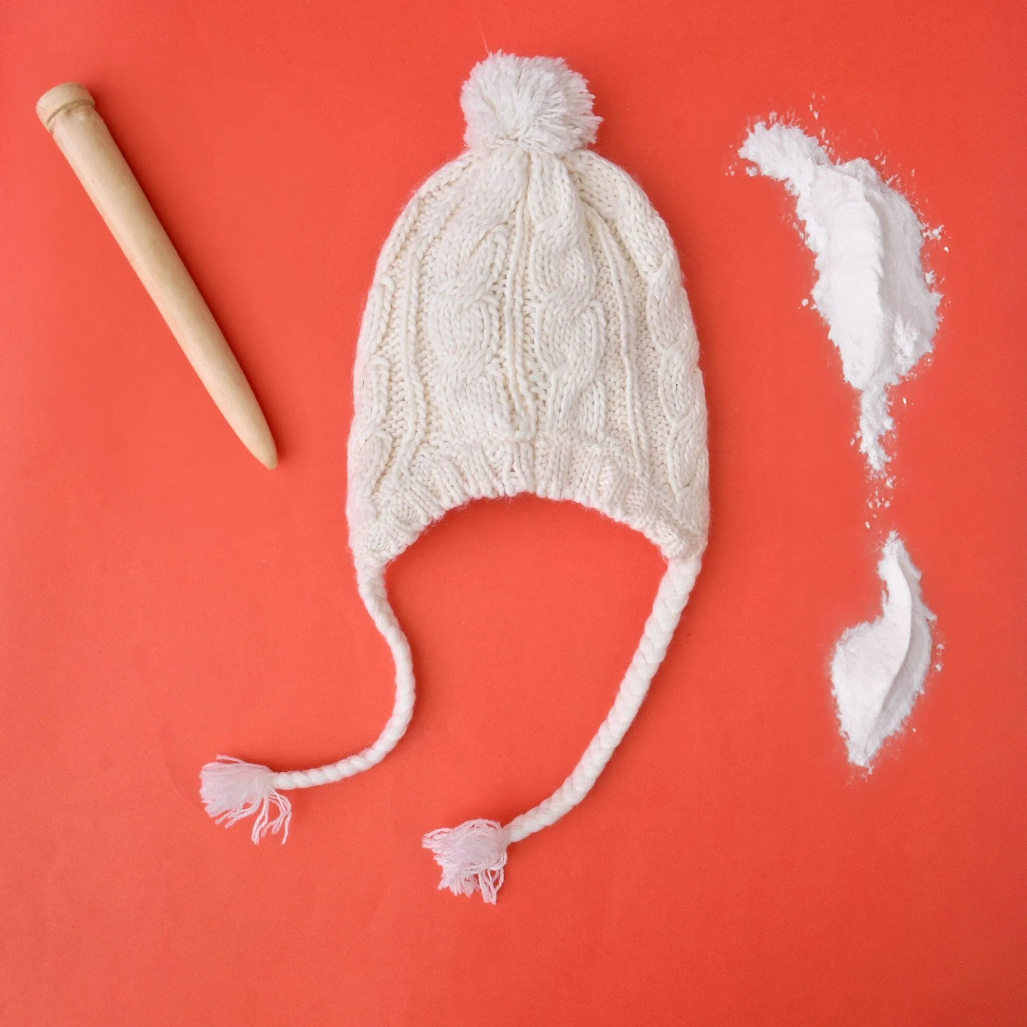 HM Baby String Tie Winter Cap