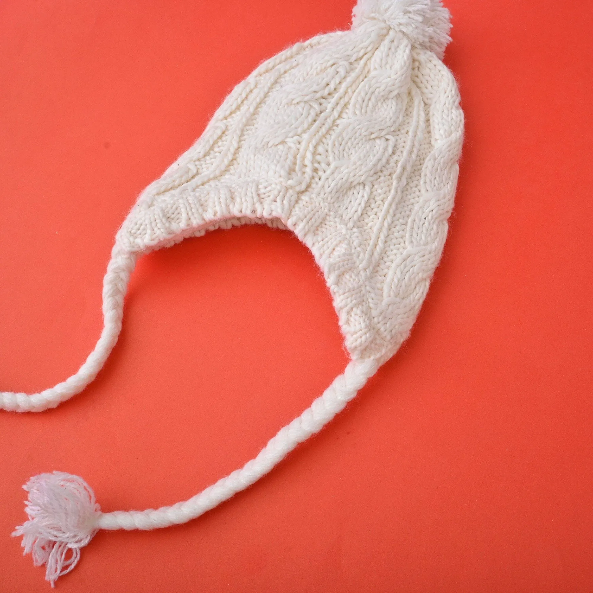 HM Baby String Tie Winter Cap