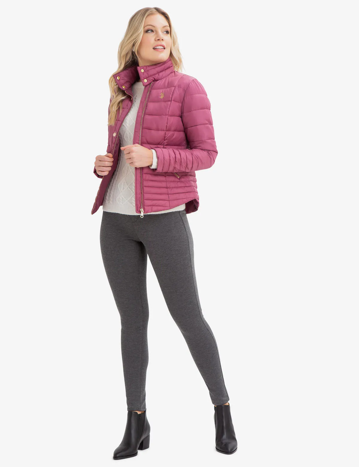 MOTO PUFFER COAT