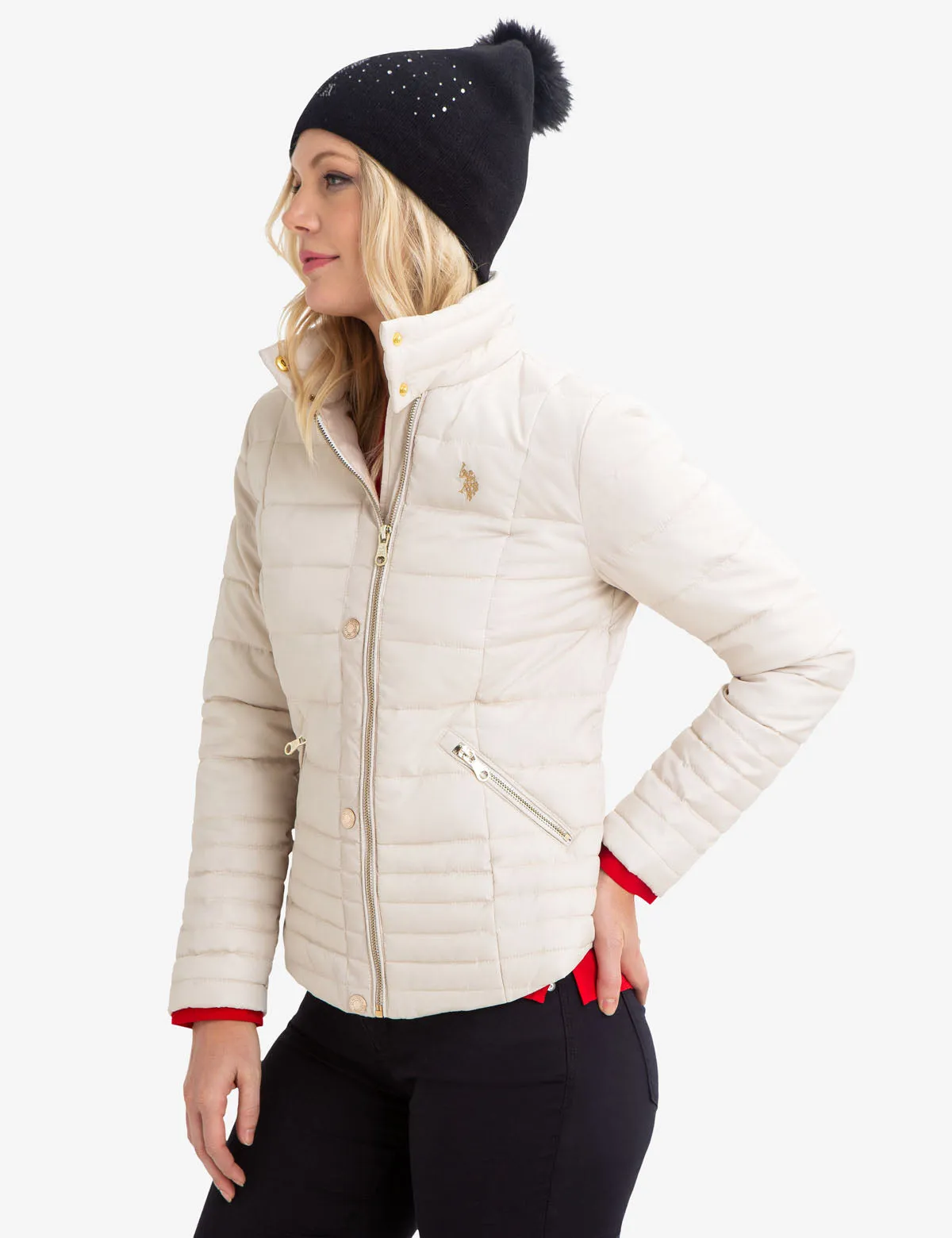 MOTO PUFFER COAT