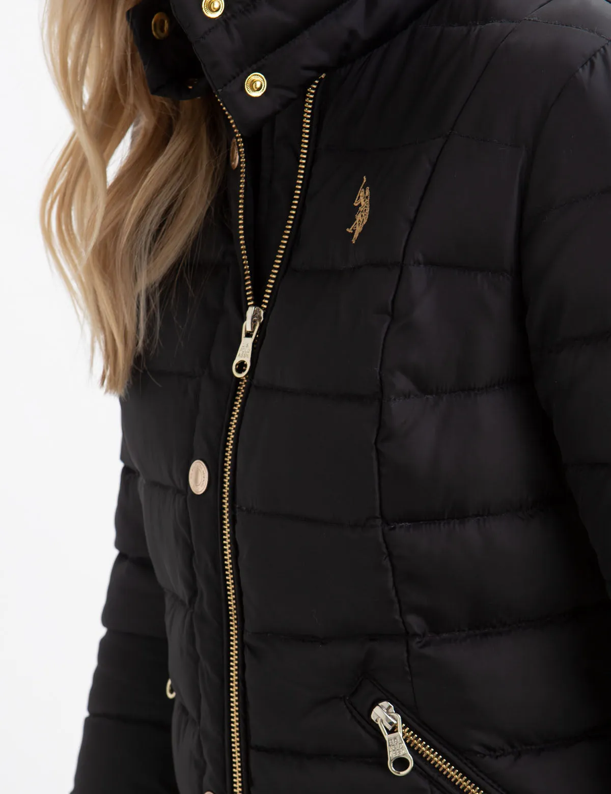 MOTO PUFFER COAT