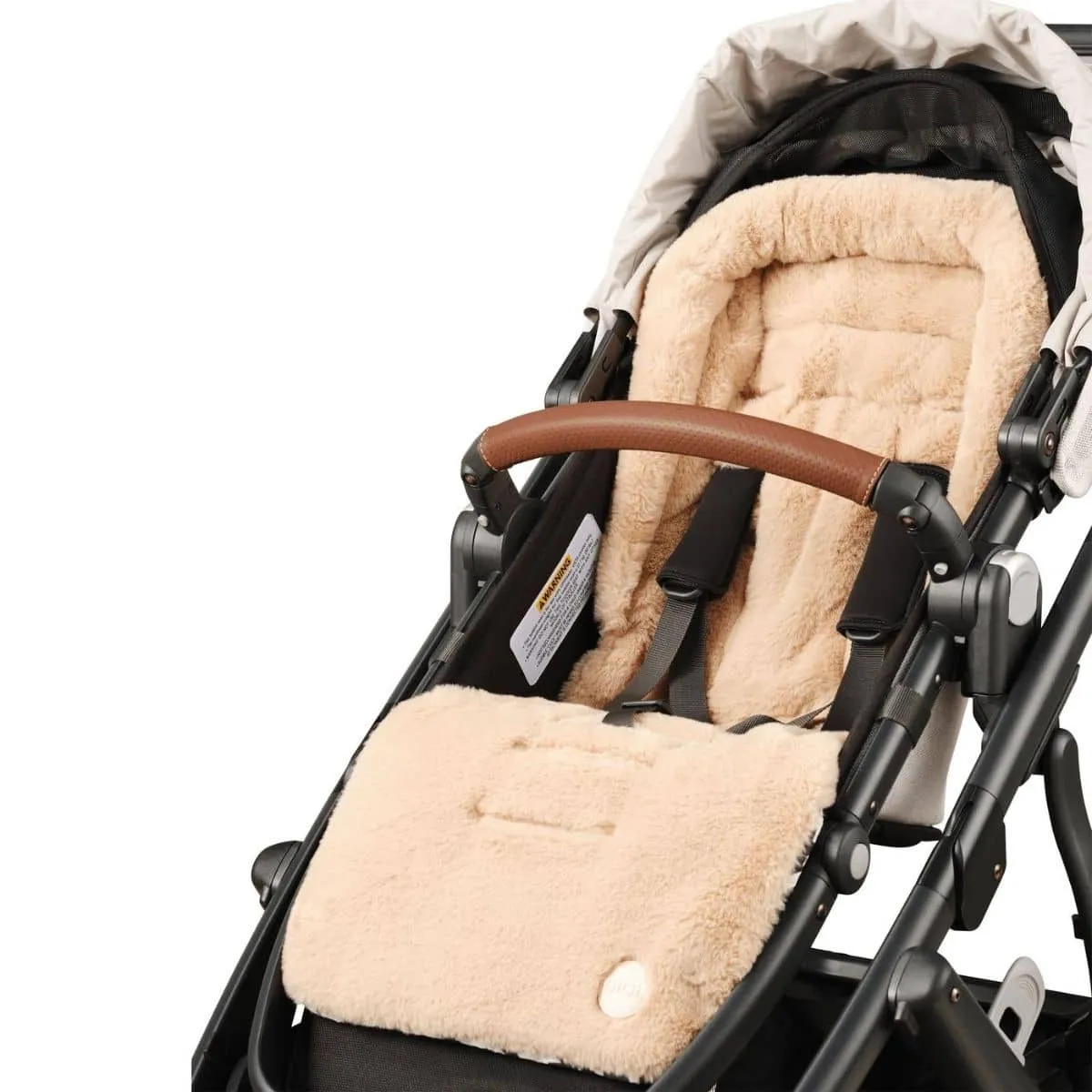 OiOi Reversible Cozy Fleece Pram Liner - Houndstooth
