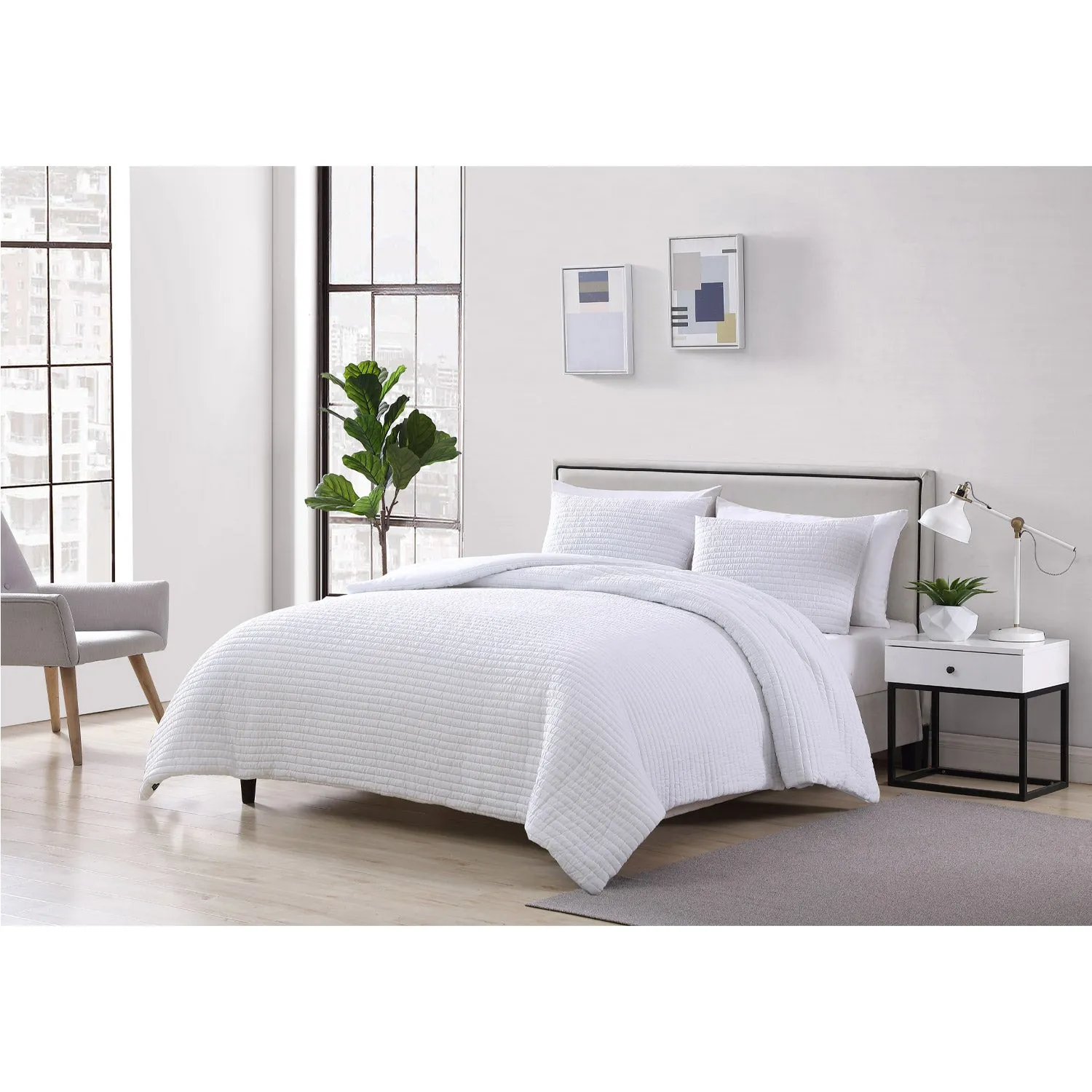 Palm 3 Piece Comforter Set