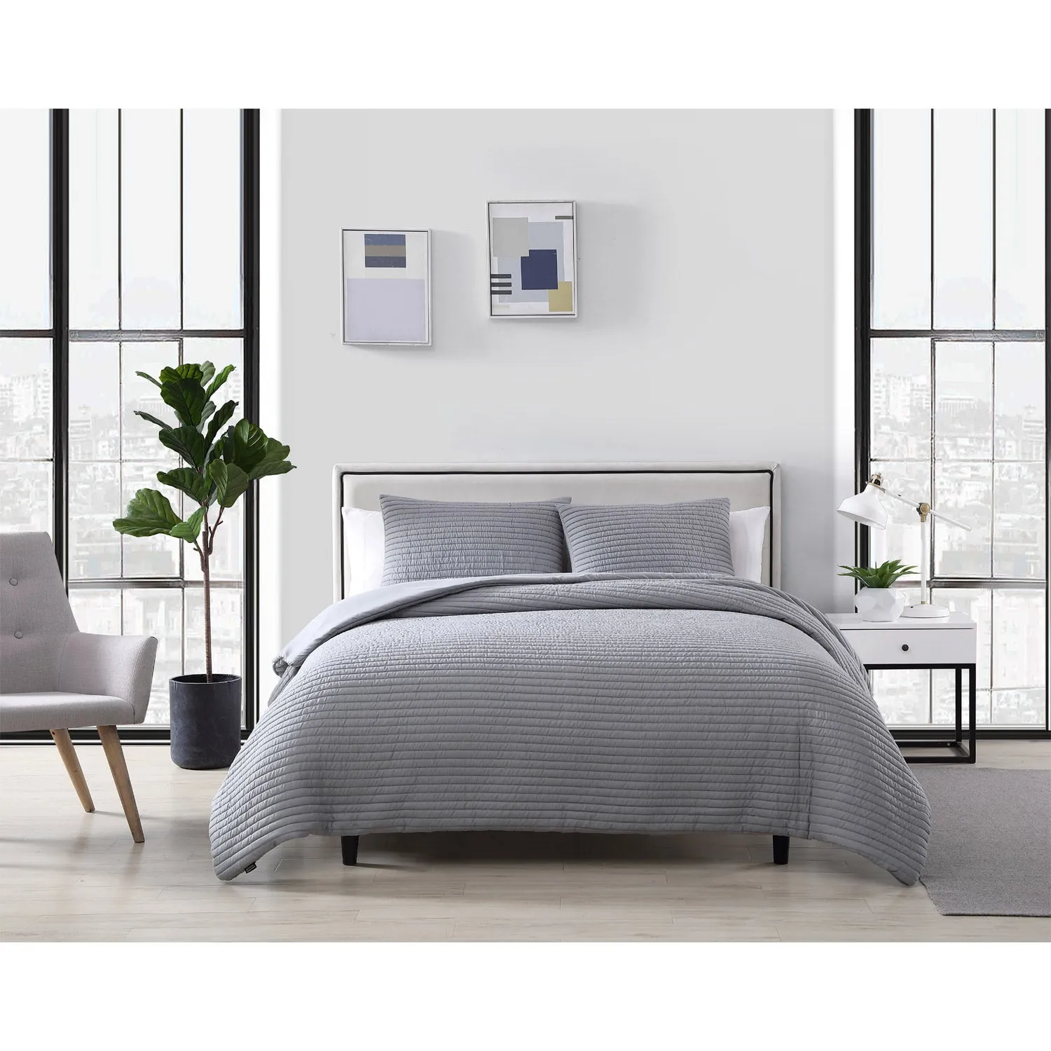 Palm 3 Piece Comforter Set