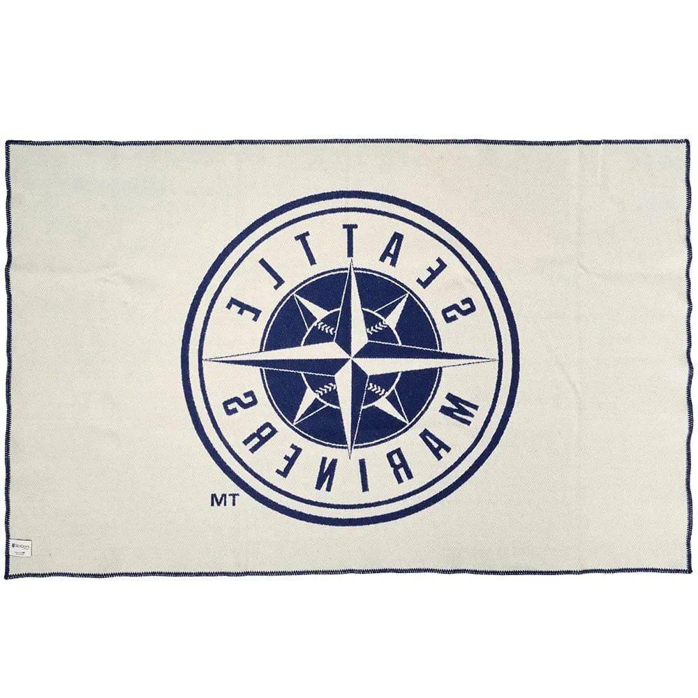 Seattle Mariners Wool Throw Blanket