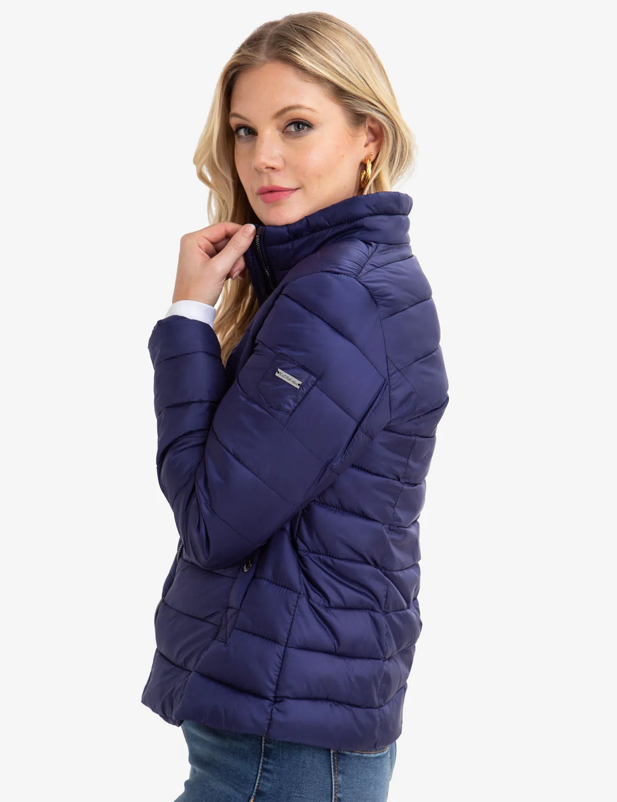 STAND COLLAR PUFFER COAT