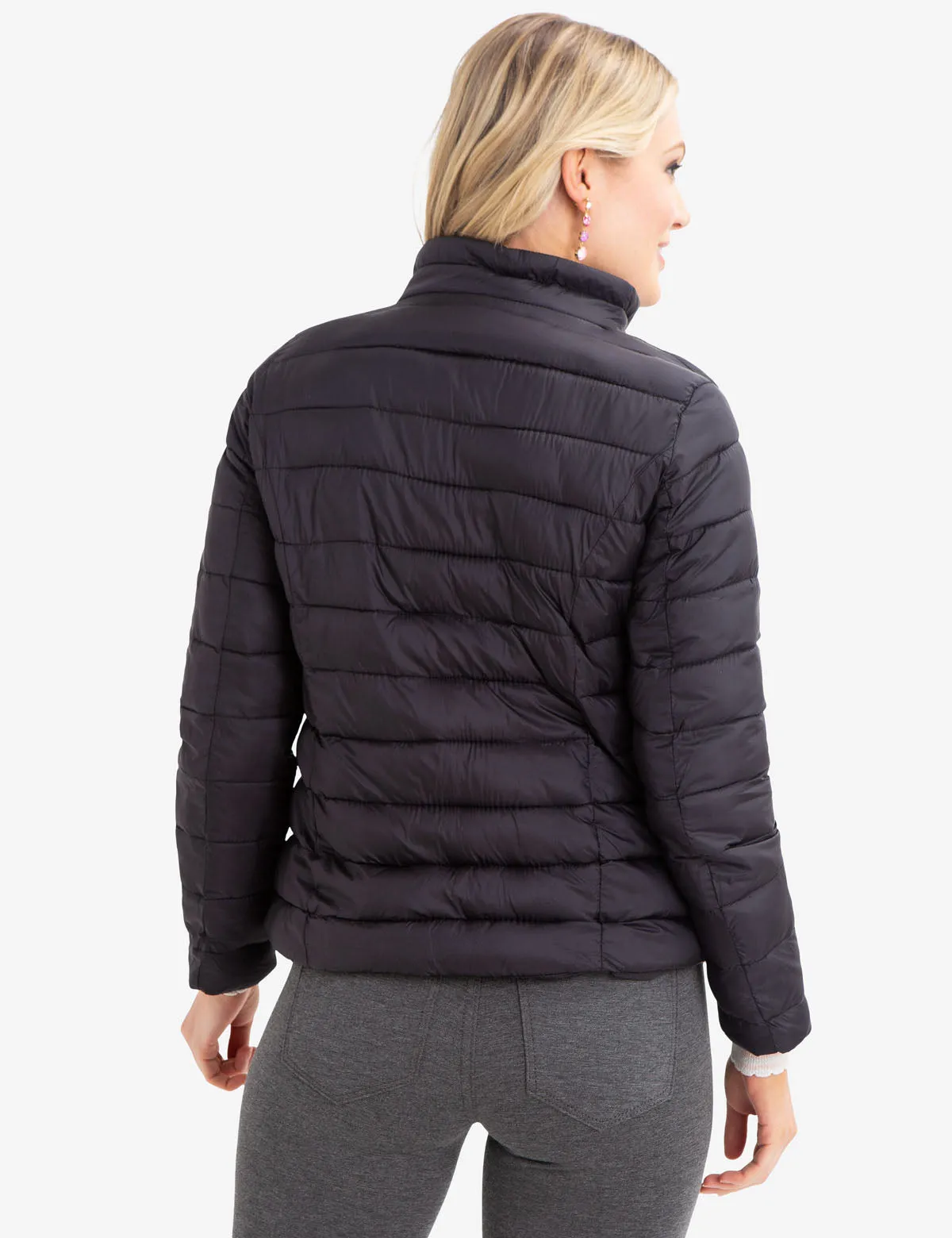 STAND COLLAR PUFFER COAT