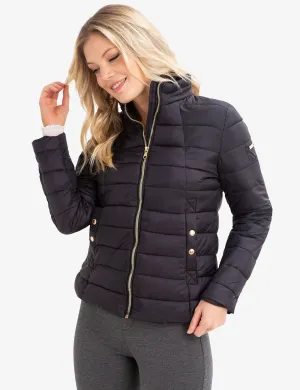 STAND COLLAR PUFFER COAT