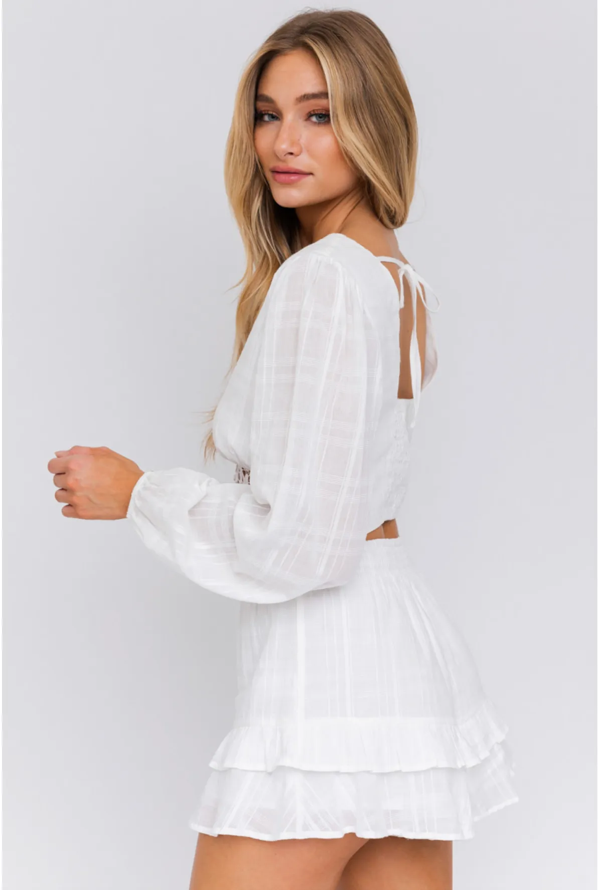 venetian donna crop top