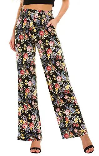 Women's Boho Palazzo Wide-Leg Lounge Pants  (13 styles)