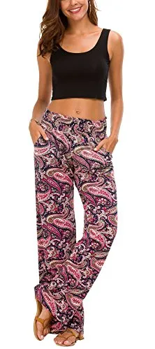 Women's Boho Palazzo Wide-Leg Lounge Pants  (13 styles)