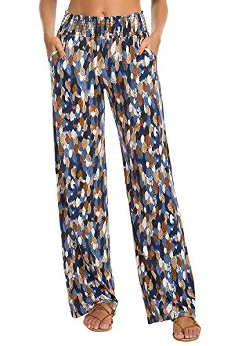 Women's Boho Palazzo Wide-Leg Lounge Pants  (13 styles)